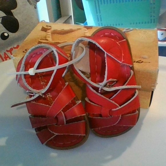 NWT Red Salt Water Sandals by Hoy - Picture 6 of 8